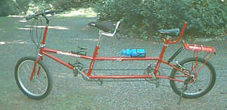 Click to view triple setup as a tandem bike (larger image)